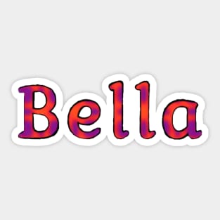 Bella Sticker
